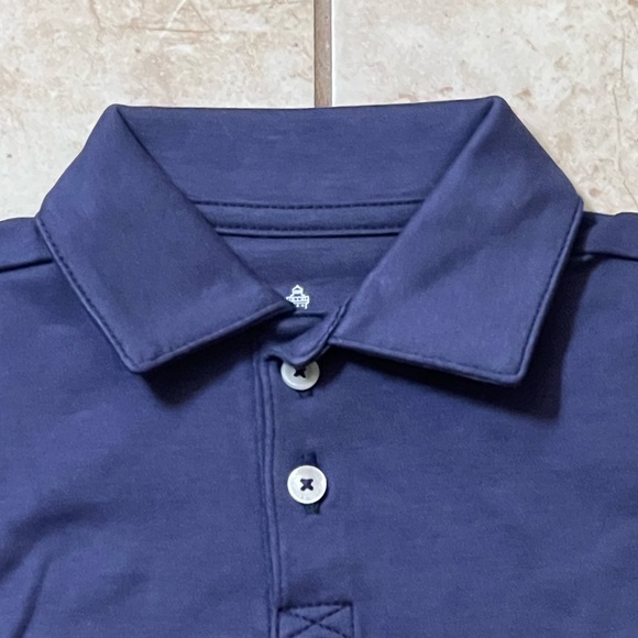 NWT Classic Prep Short Sleeve Hayes Polo Onesie Solid. Size: 9-12 month. - Picture 3 of 4